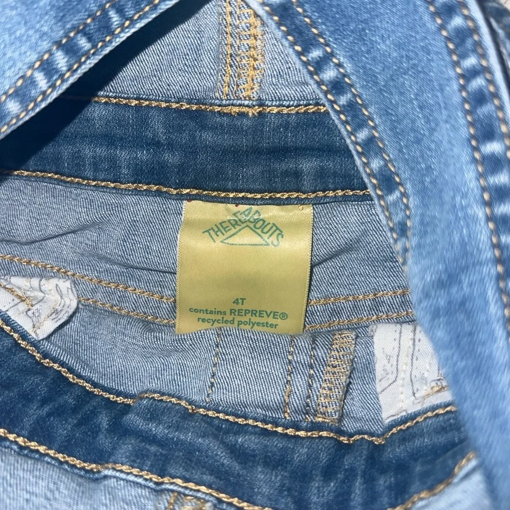 Stylish Blue Denim Kids Dress